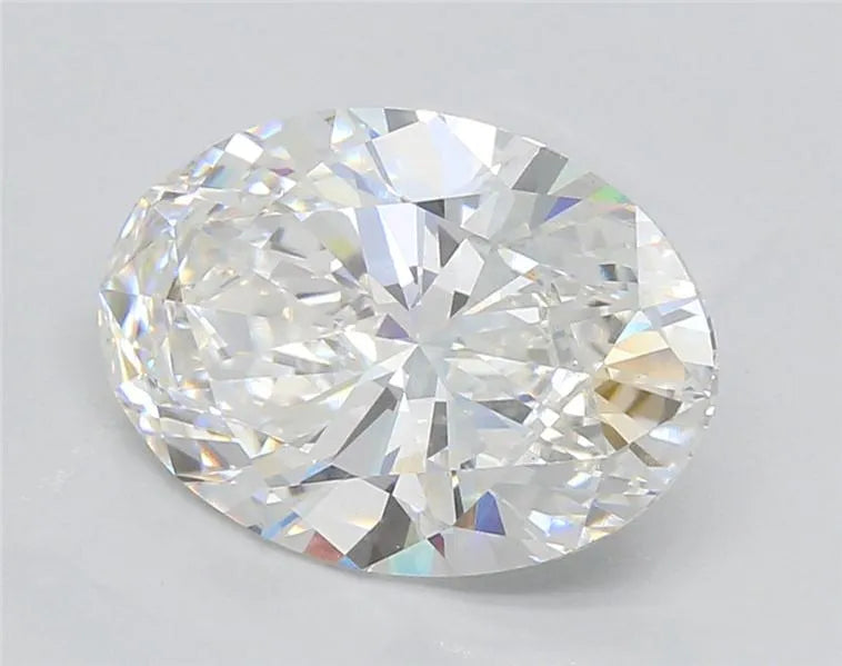 3.75 ct Oval IGI certified Loose diamond, F color | VS1 clarity