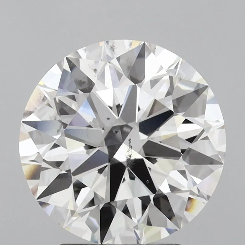 3.69ct Round Lab Grown Diamond (Colour E, Clarity SI1, Cut EX, GIA)