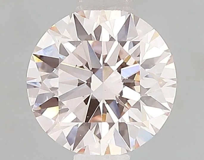 1.10ct Round Lab Grown Diamond (Fancy Pink, Clarity VS1, Cut ID, IGI)