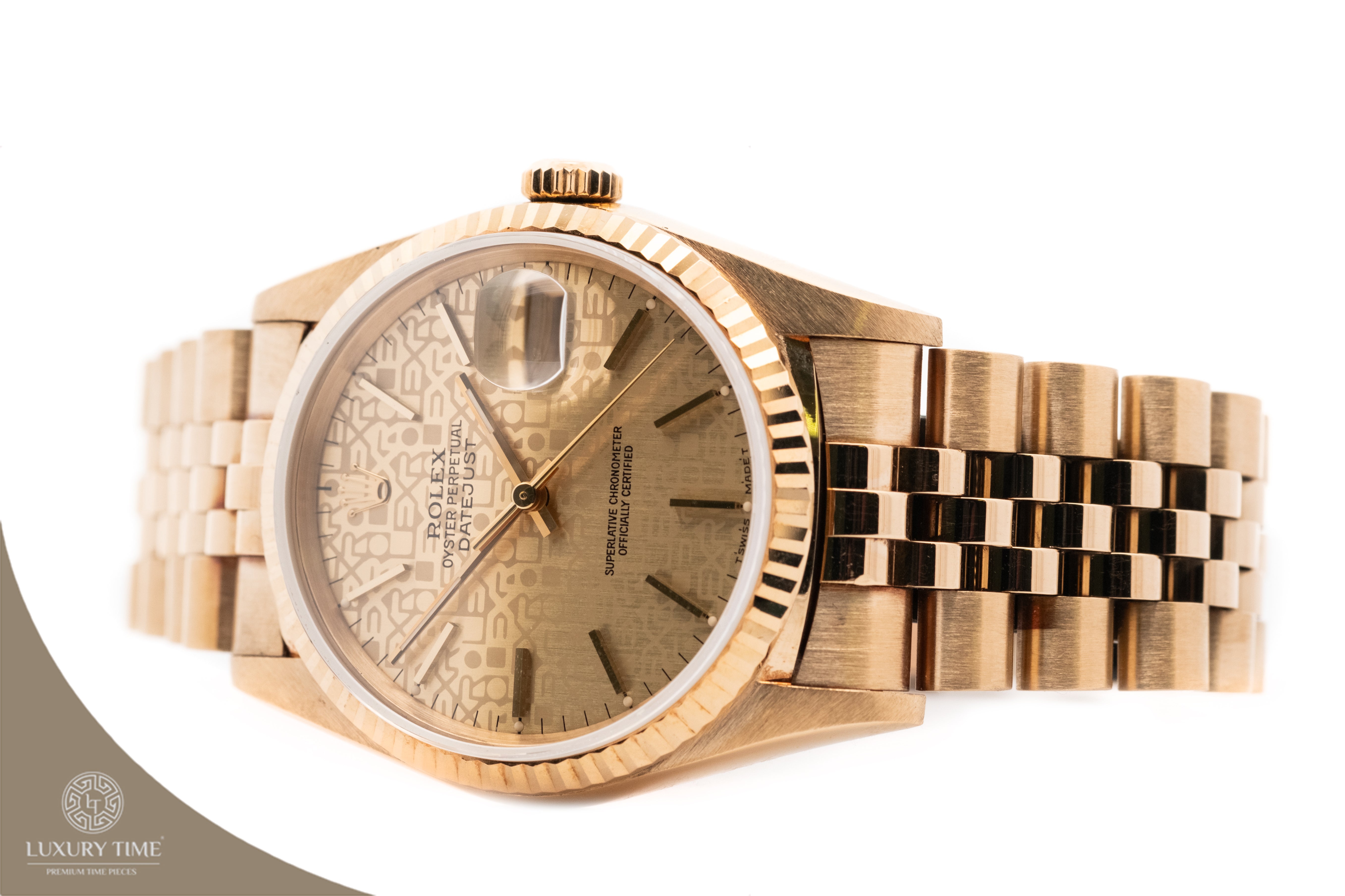 Rolex Datejust Yellow Gold Men's Watch