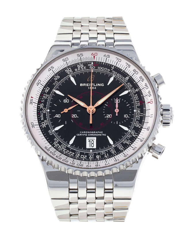 Breitling Montbrillant Legende Stainless Steel Mens Watch Luxurytime