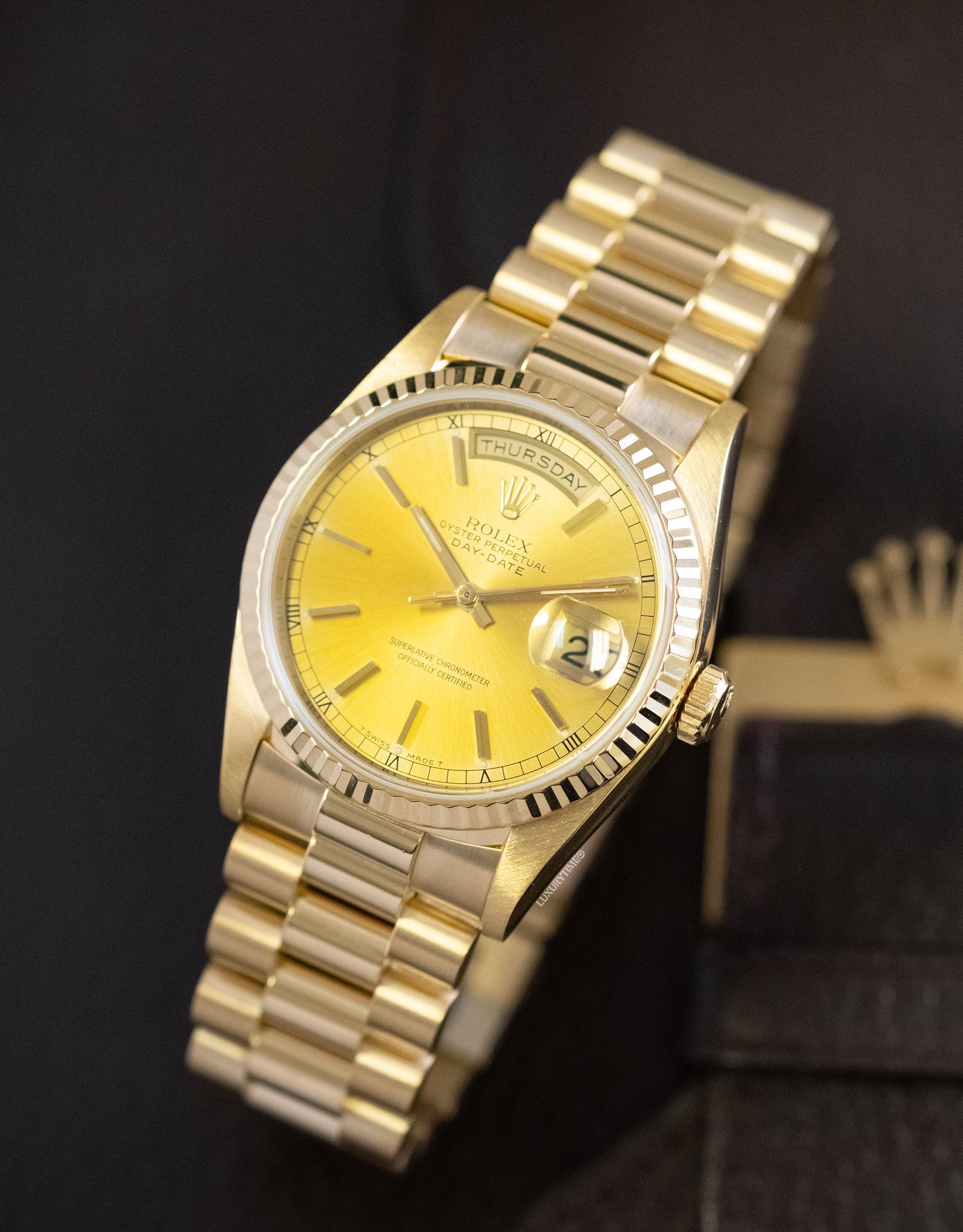 Rolex Day-Date 36 Yellow Gold Unisex Watch