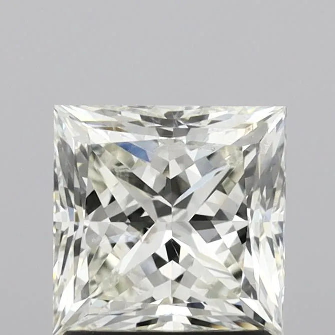 1.50ct Princess Natural Diamond (Colour J, Clarity SI2, Cut VG, IGI Certified)