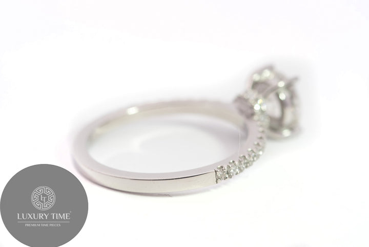 1.CT Round Brilliant Diamond Ring Set In Platinum - Lab Grown Diamonds