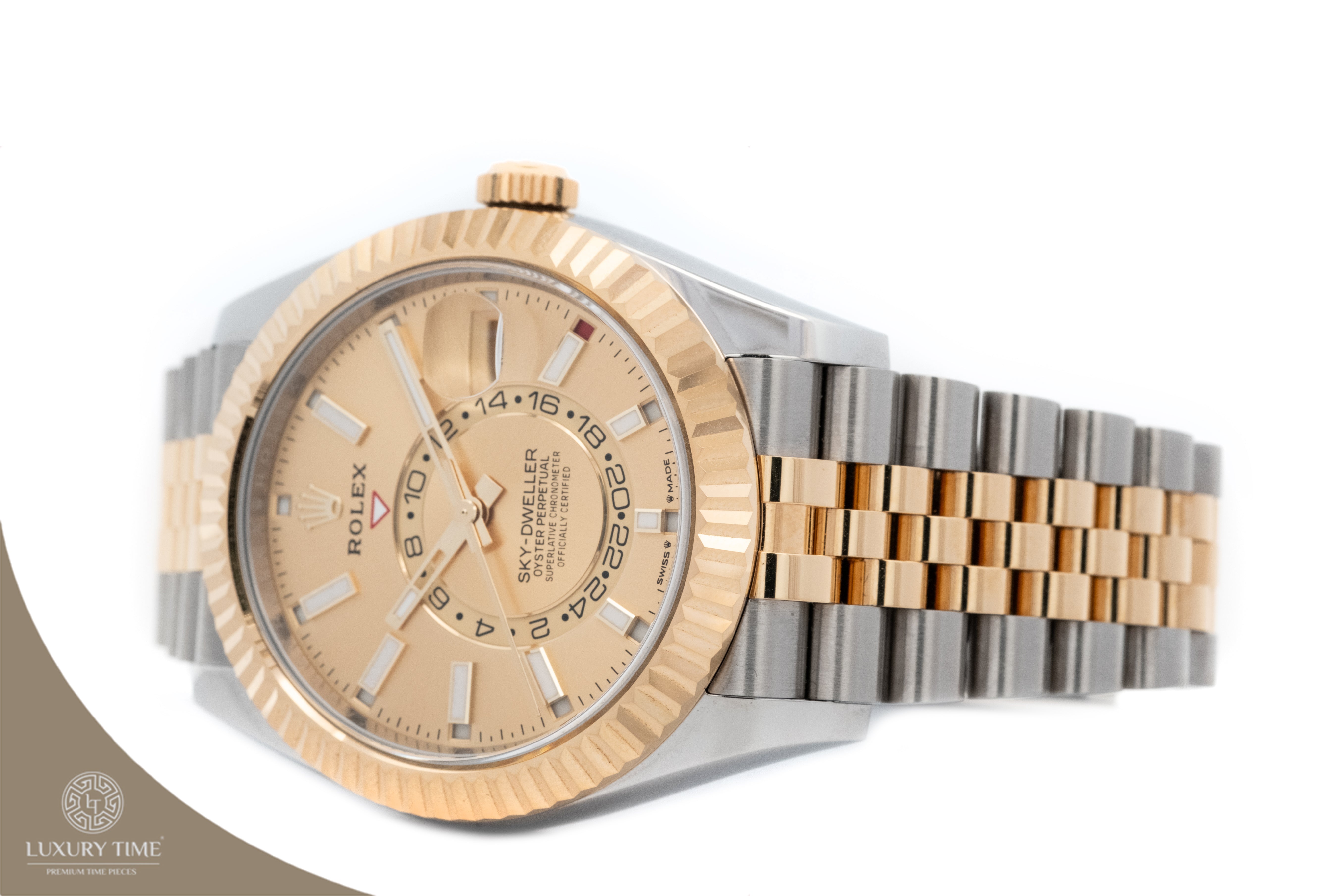 Rolex Sky-Dweller Champagne Dial Men's Watch