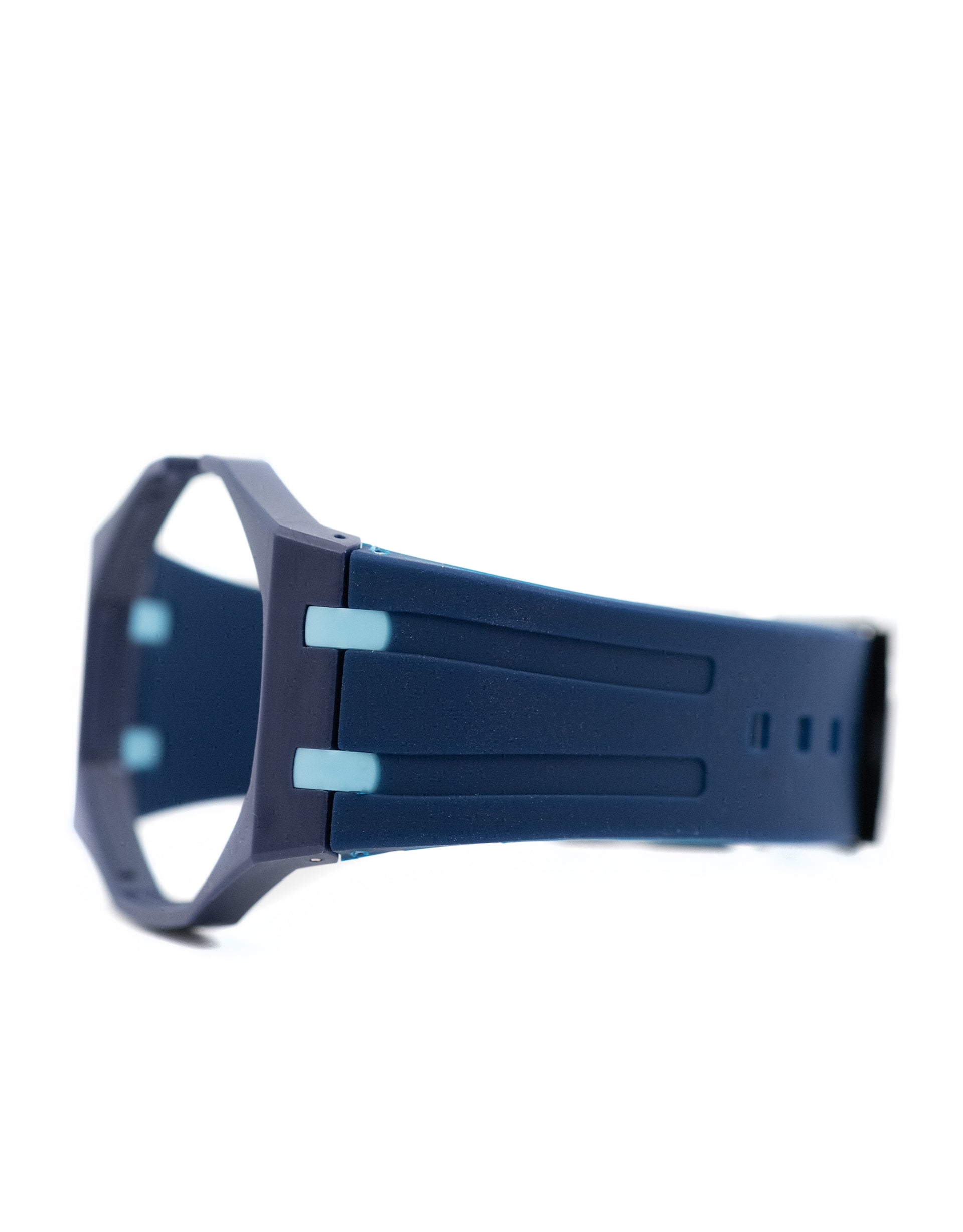 Audemars Piquet Swatch POP Watch Strap - Dark Blue with Light Blue