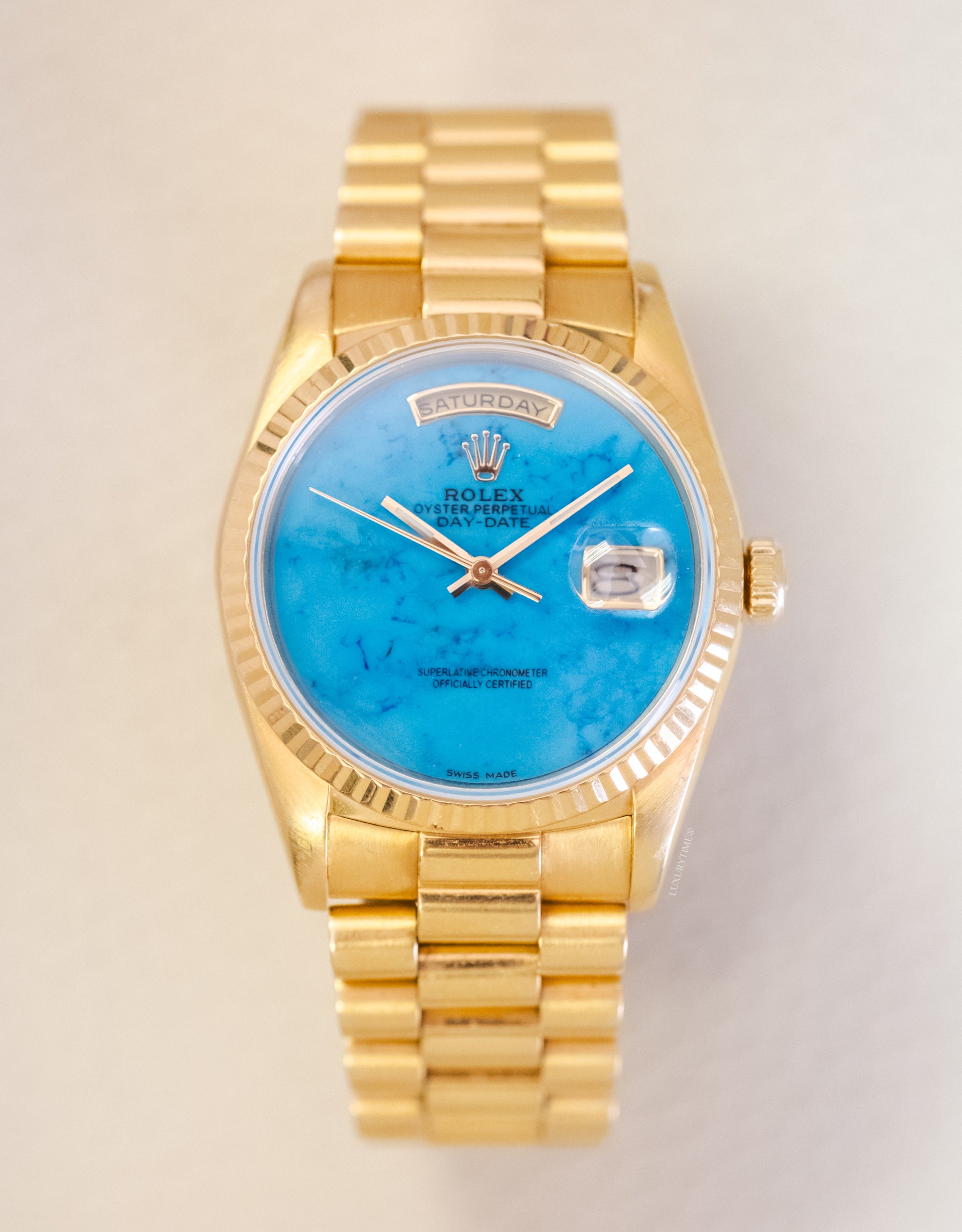 Rolex Day-Date Yellow Gold Mens Watch