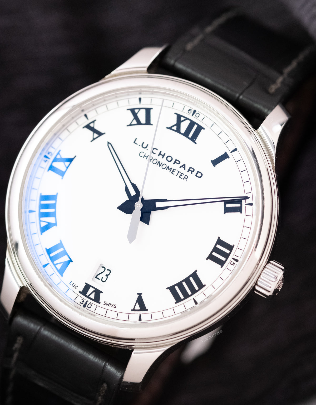 Chopard L.U.C. 1937 Classic Automatic White Dial Stainless Steel Men's Watch