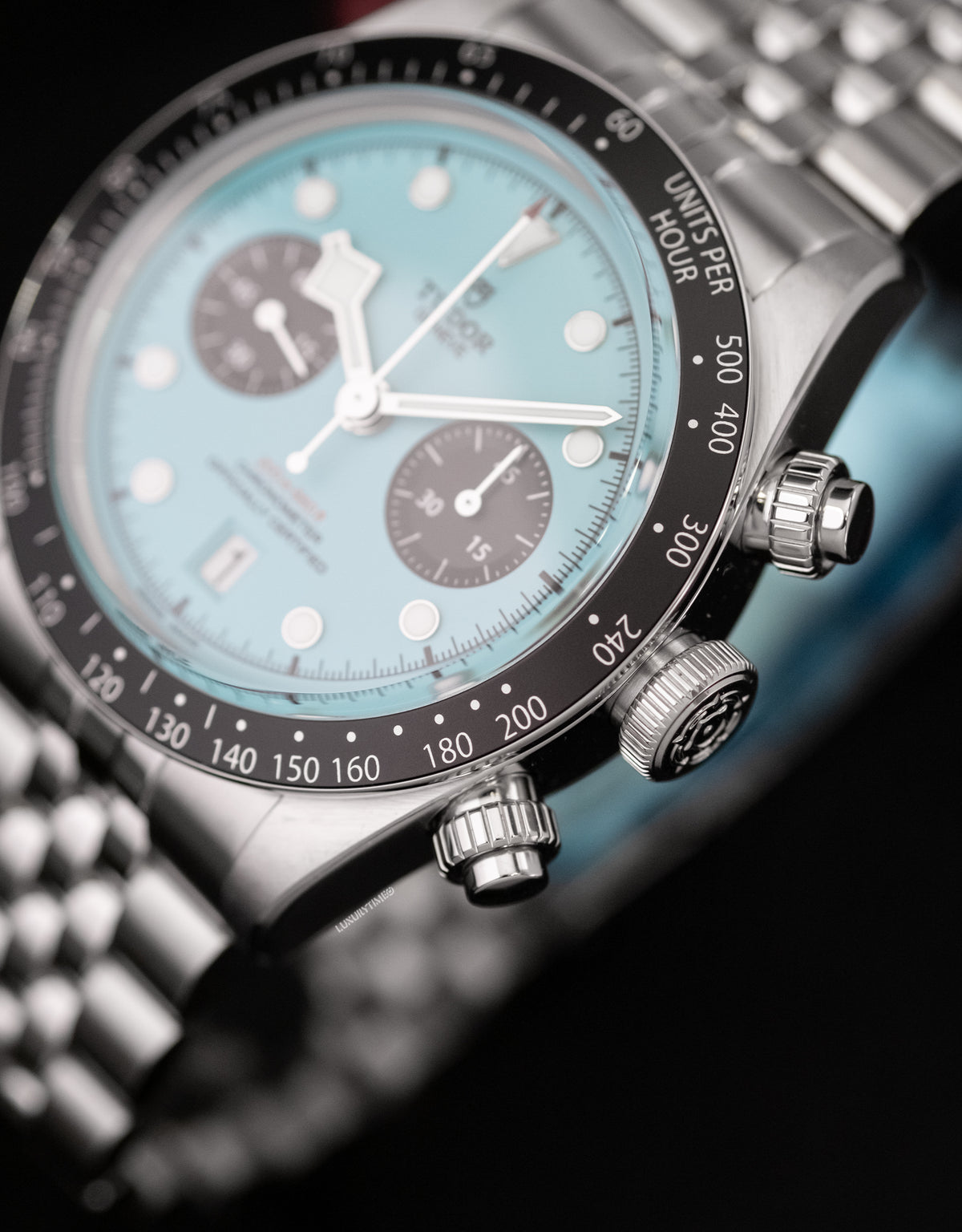 Tudor Black Bay Chronograph Turquoise Dial Men's Watch