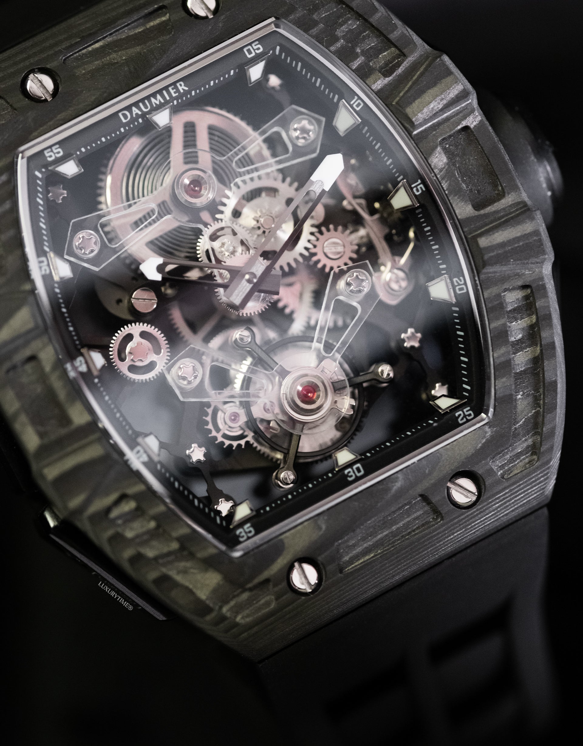 Daumier DM8699F Carbon Fibre Tourbillon Men's Watch
