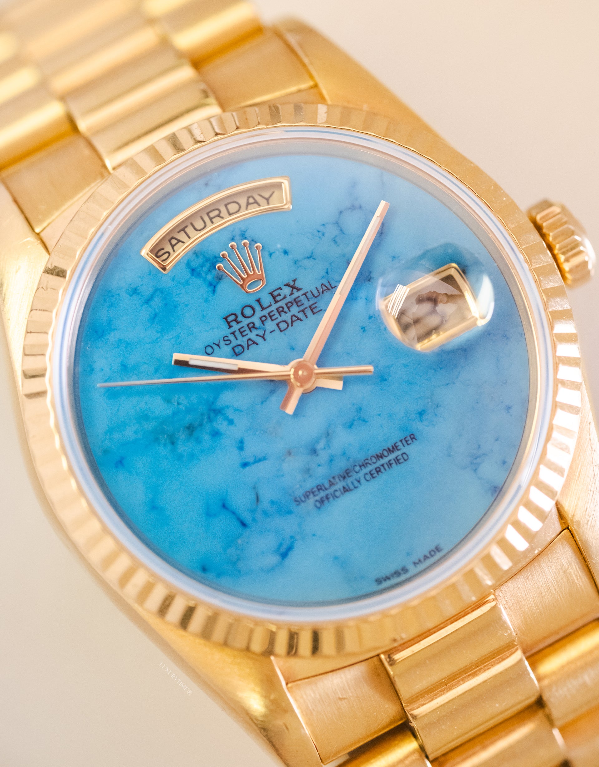 Rolex Day-Date Yellow Gold Mens Watch