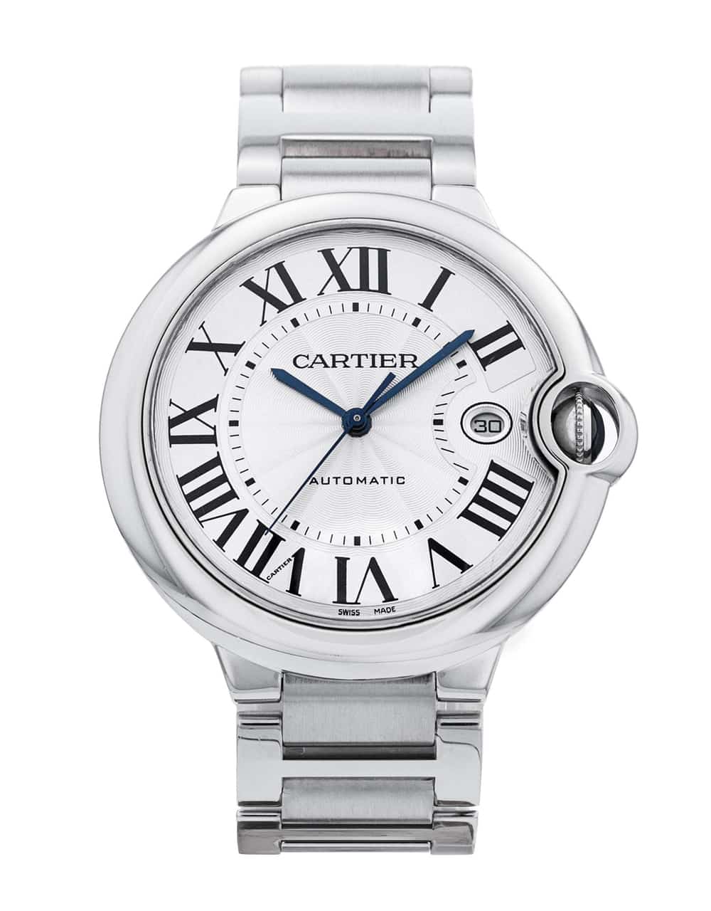Cartier Ballon Bleu de Silver Opaline Dial Automatic Men's Watch