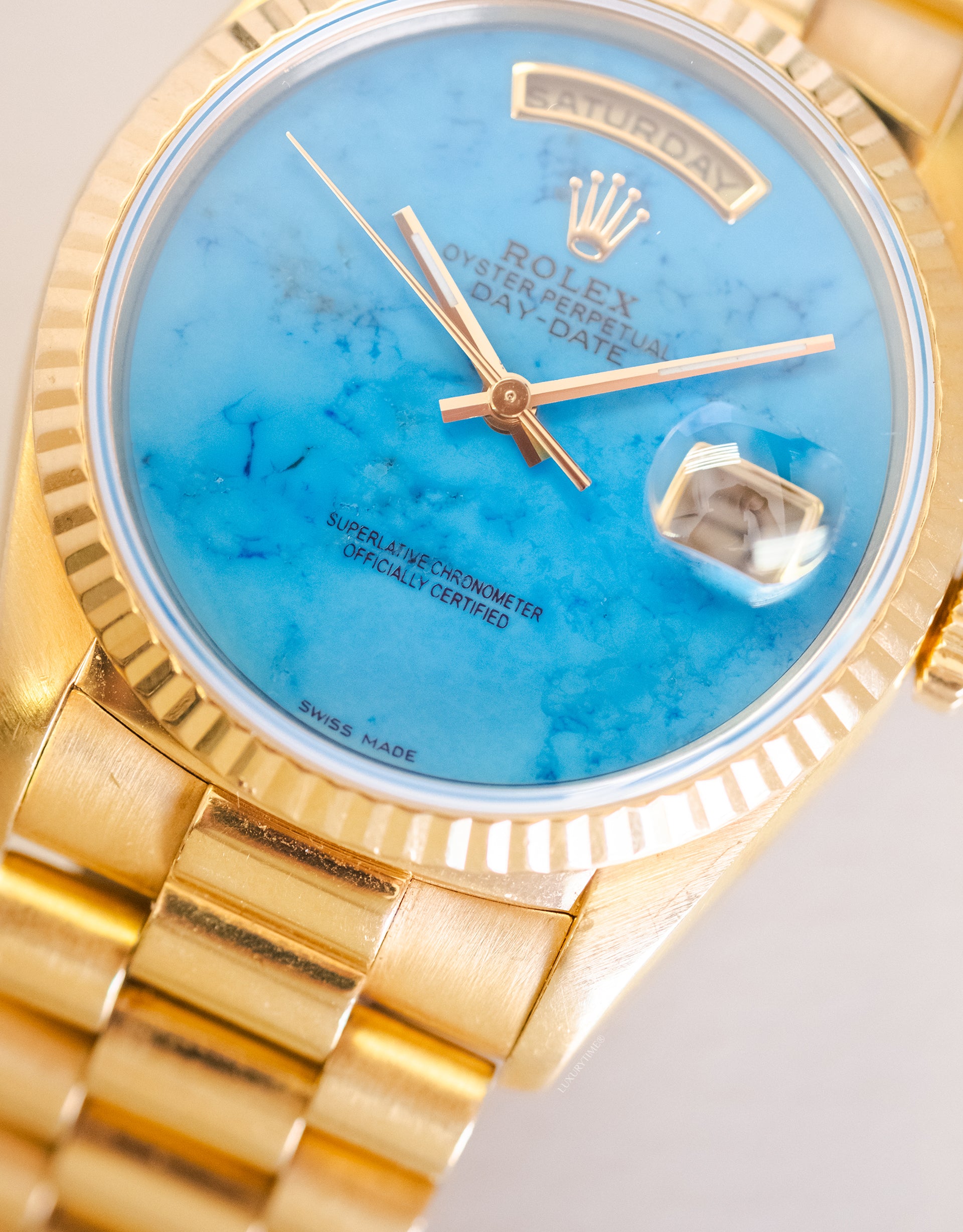 Rolex Day-Date Yellow Gold Mens Watch