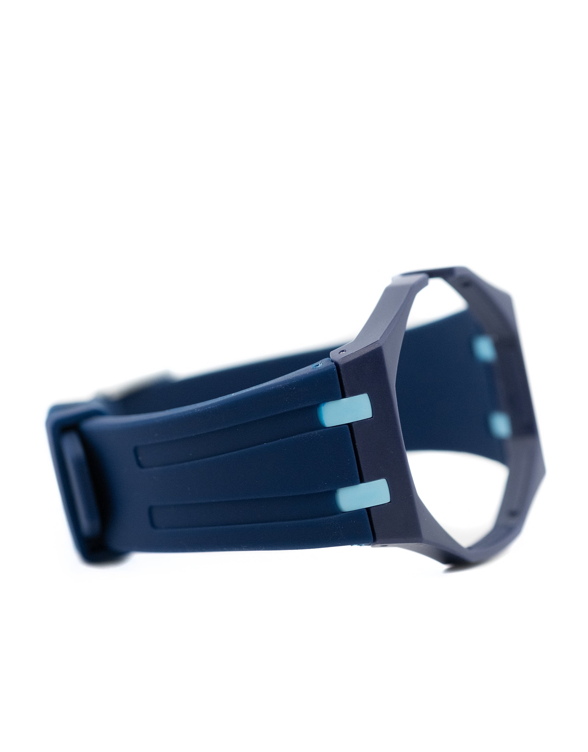 Audemars Piquet Swatch POP Watch Strap - Dark Blue with Light Blue