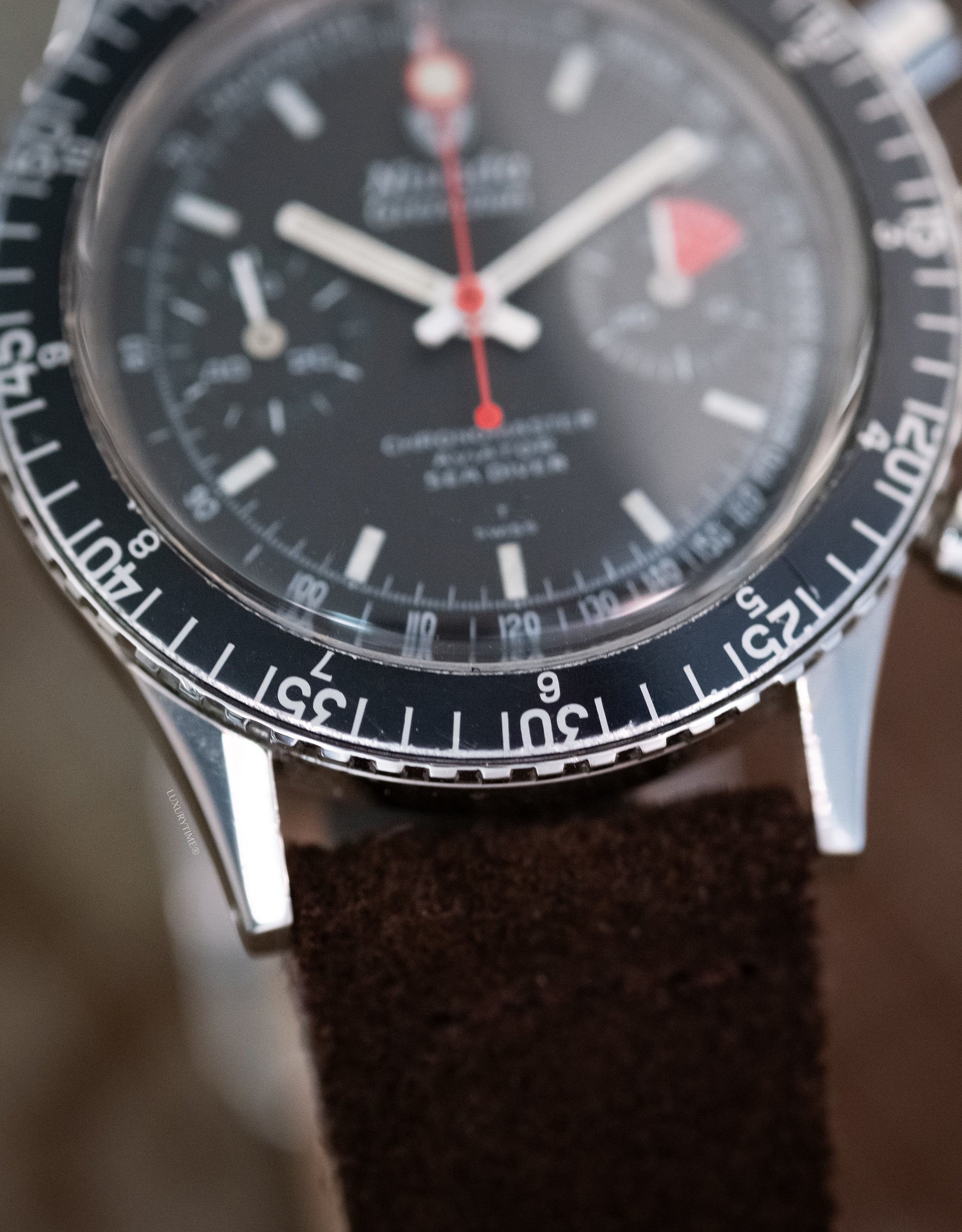 Nivada Grenchen Chronomaster Aviator Sea Diver Men's Watch