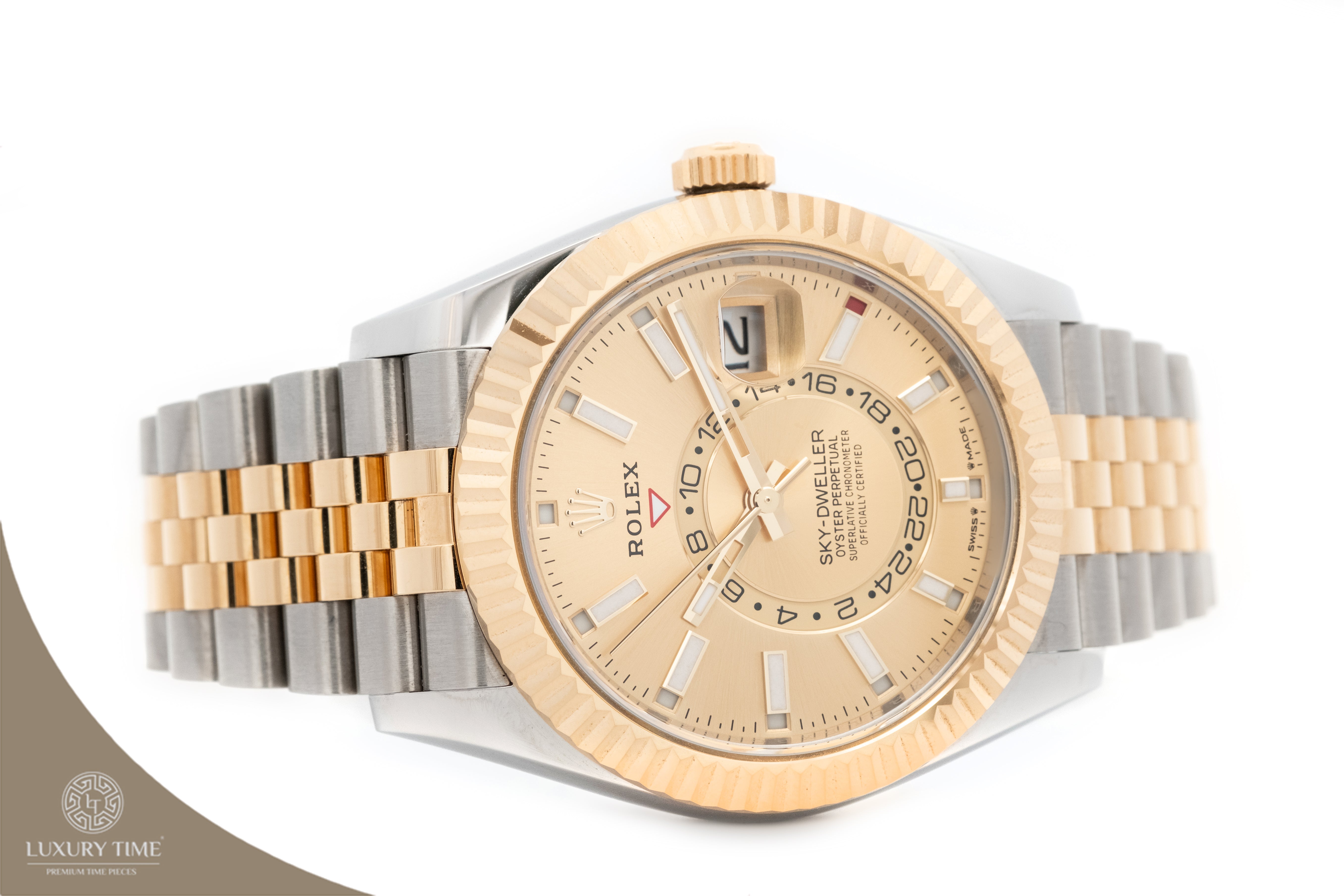 Rolex Sky-Dweller Champagne Dial Men's Watch
