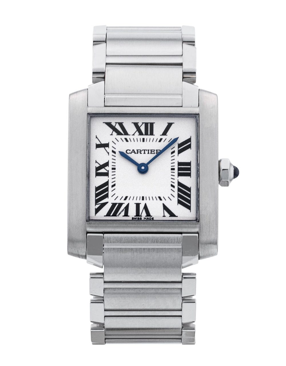 Cartier Tank Francaise Silver Dial Ladies Watch