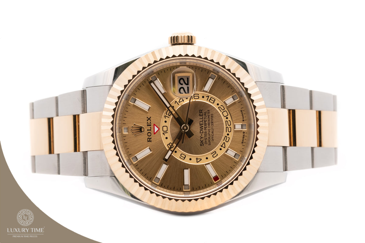 Rolex Sky-Dweller Champagne Dial Watch