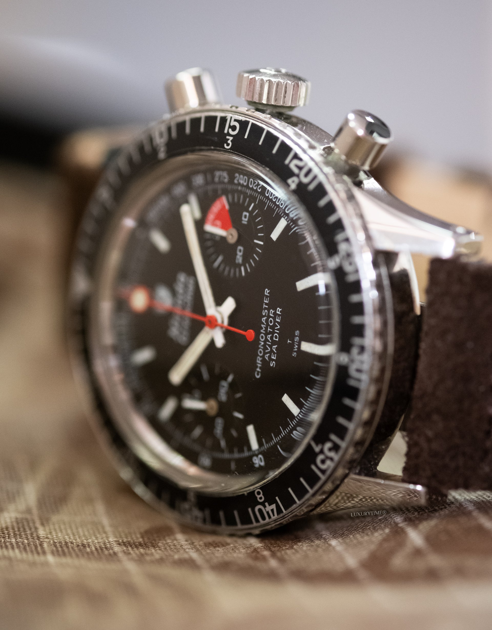 Nivada Grenchen Chronomaster Aviator Sea Diver Men's Watch