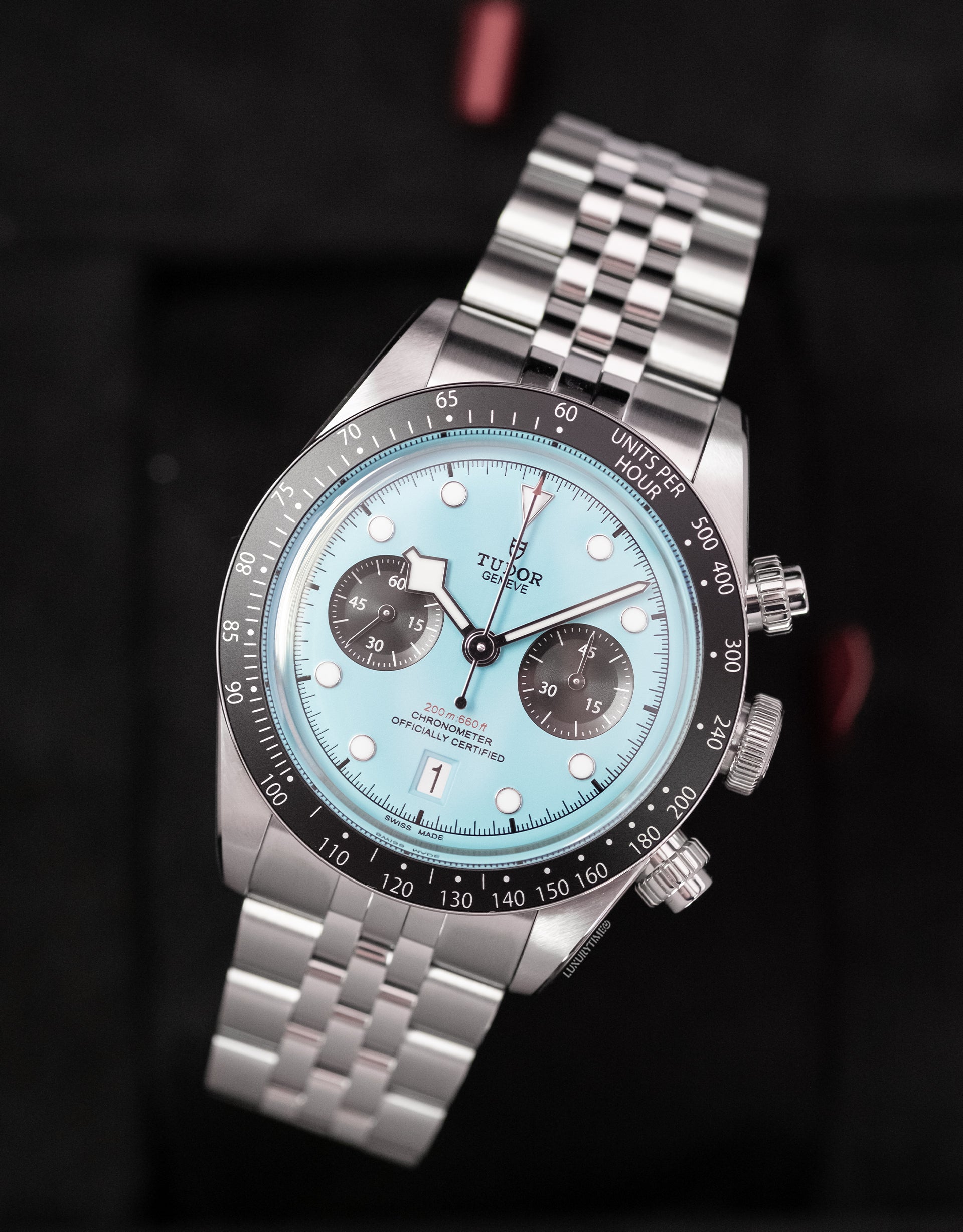 Tudor Black Bay Chronograph Turquoise Dial Men's Watch