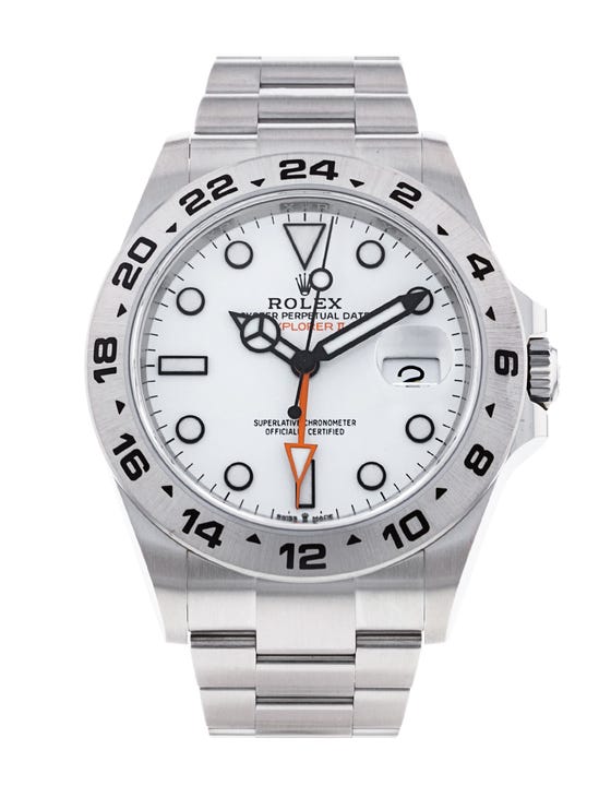Rolex Explorer II White Dial Watch