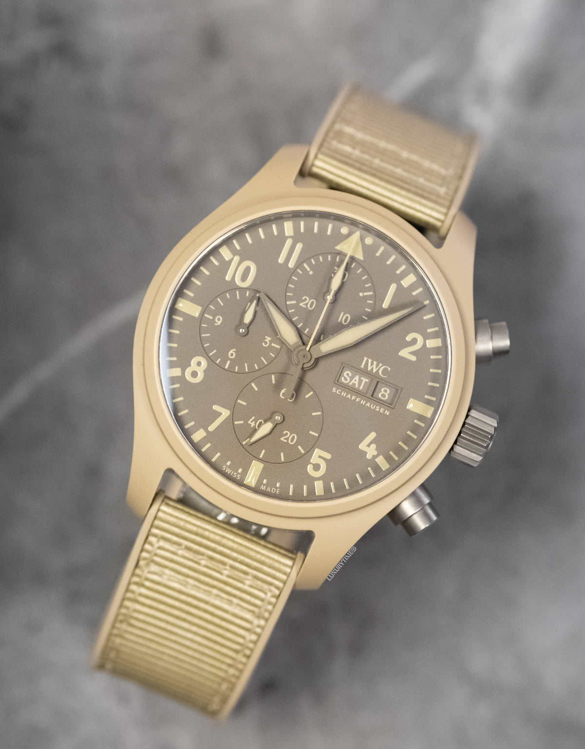 IWC Top Gun Mojave Desert Chronograph Automatic Brown Dial Men's Watch