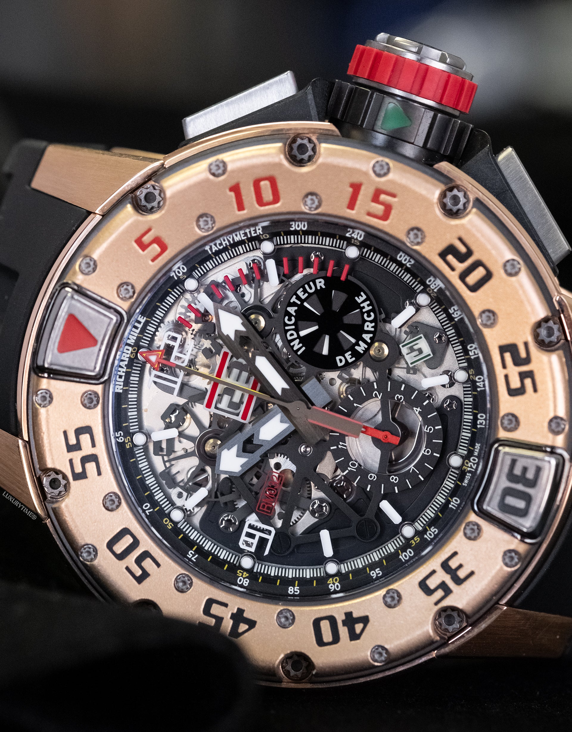 Richard Mille RM-32 AJ RG Flyback Chronograph Diver Men's Watch