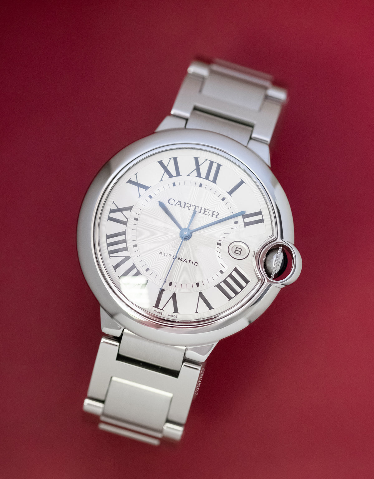 Cartier Ballon Bleu de Silver Opaline Dial Automatic Men's Watch