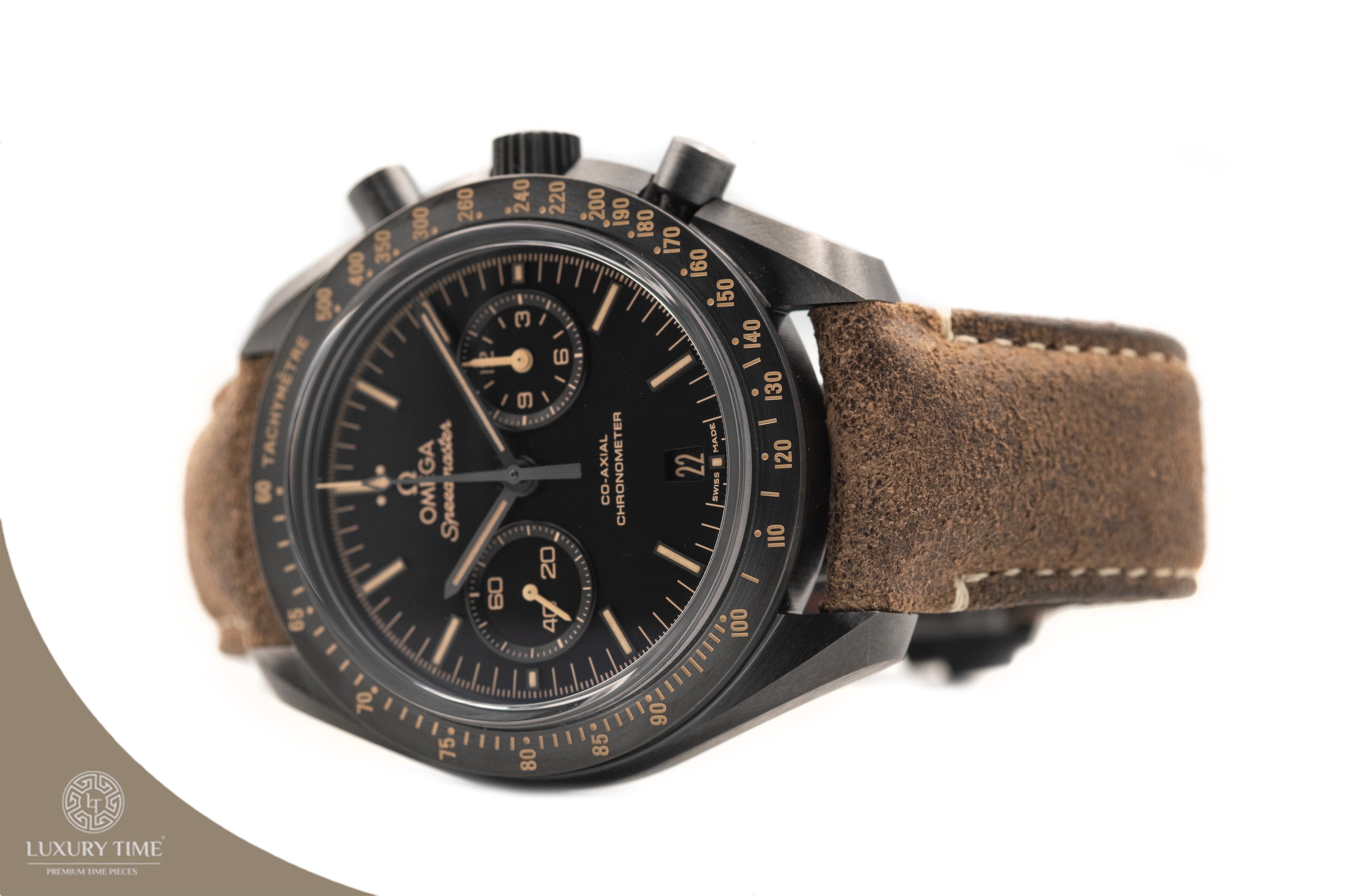 Omega Speedmaster Moonwatch Co-Axial Chronograph Dark Side of The Moon Edition