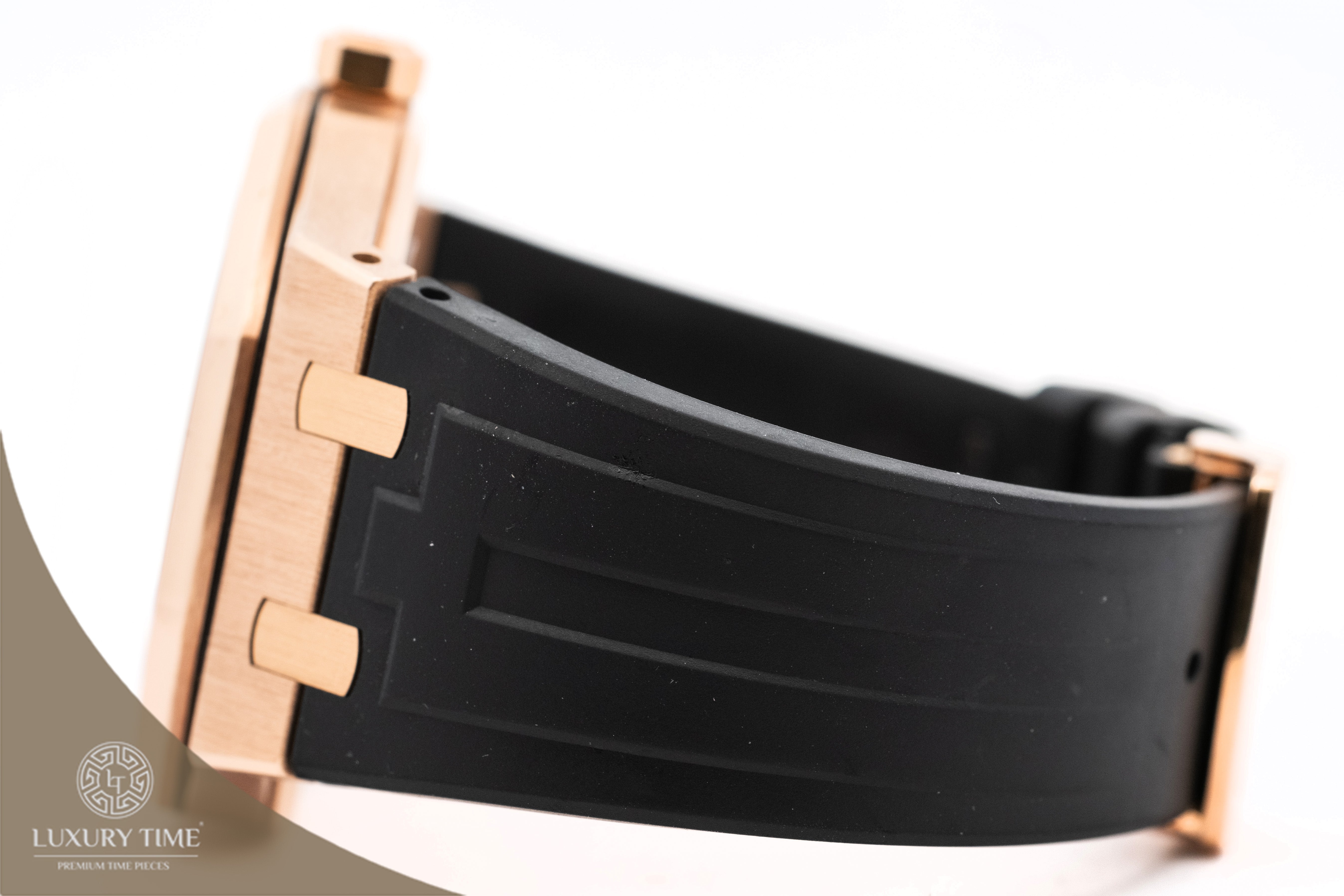 Audemars Piguet Royal Oak 15400 Pink Gold / Black / Strap