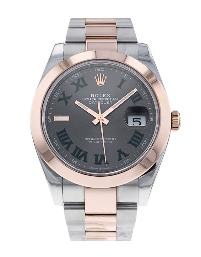 Rolex oyster perpetual datejust stainless steel 41mm mens deals watch