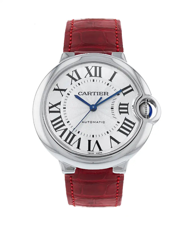 Cartier Ballon Bleu Automatic Silver Dial Ladies Watch