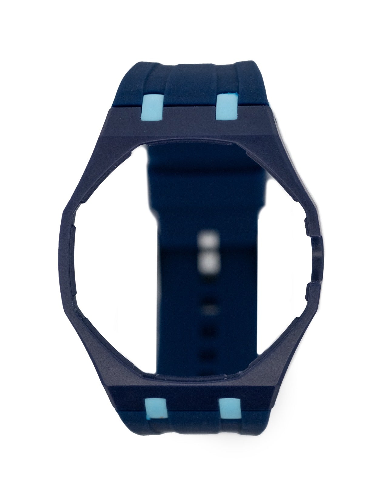 Audemars Piquet Swatch POP Watch Strap - Dark Blue with Light Blue