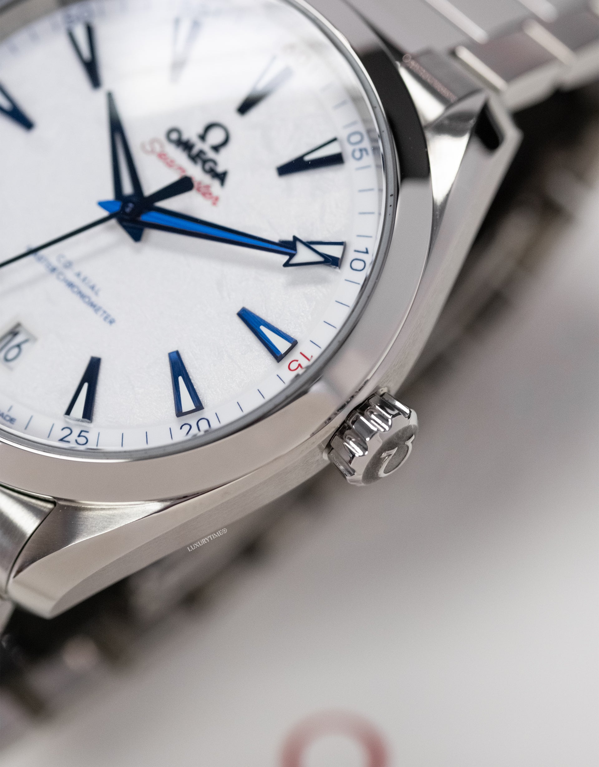 Omega Seamaster Aqua Terra Automatic Chronometer White Dial Men's Watch