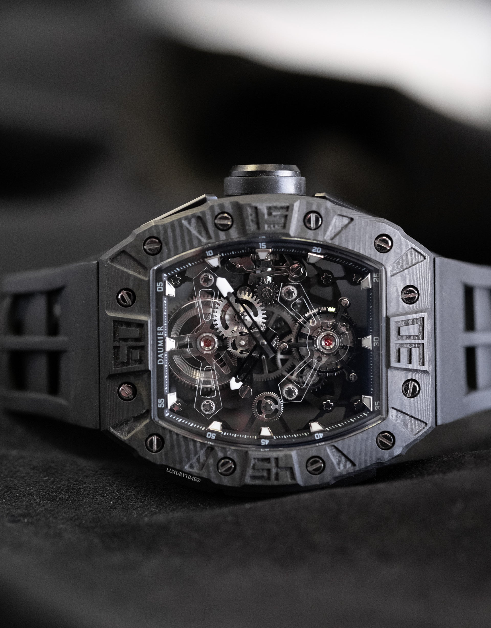 Daumier Skeleton Tourbillon Men's Watch