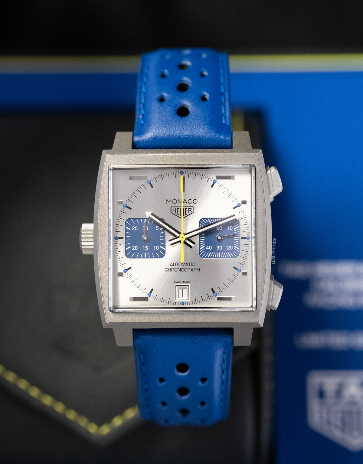 TAG Heuer Monaco Chronograph Limited Edition French Racing Blue Automatic Men's Watch