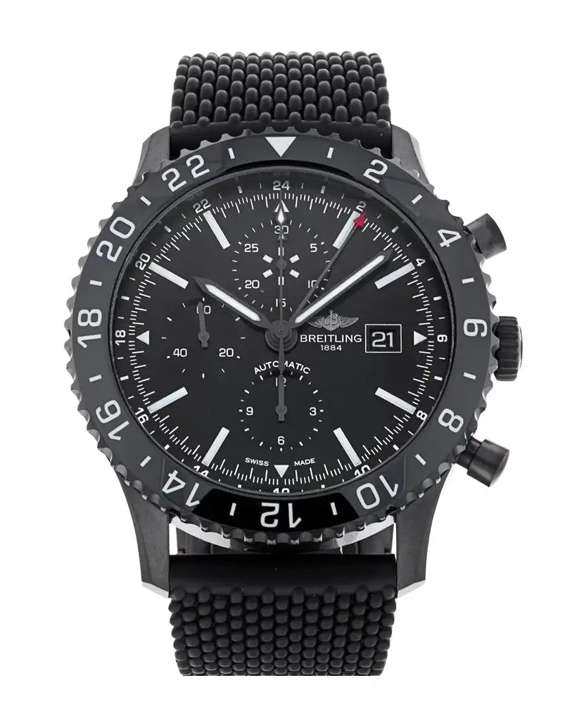 Breitling Chronoliner Blacksteel Automatic Chronograph Men's Watch