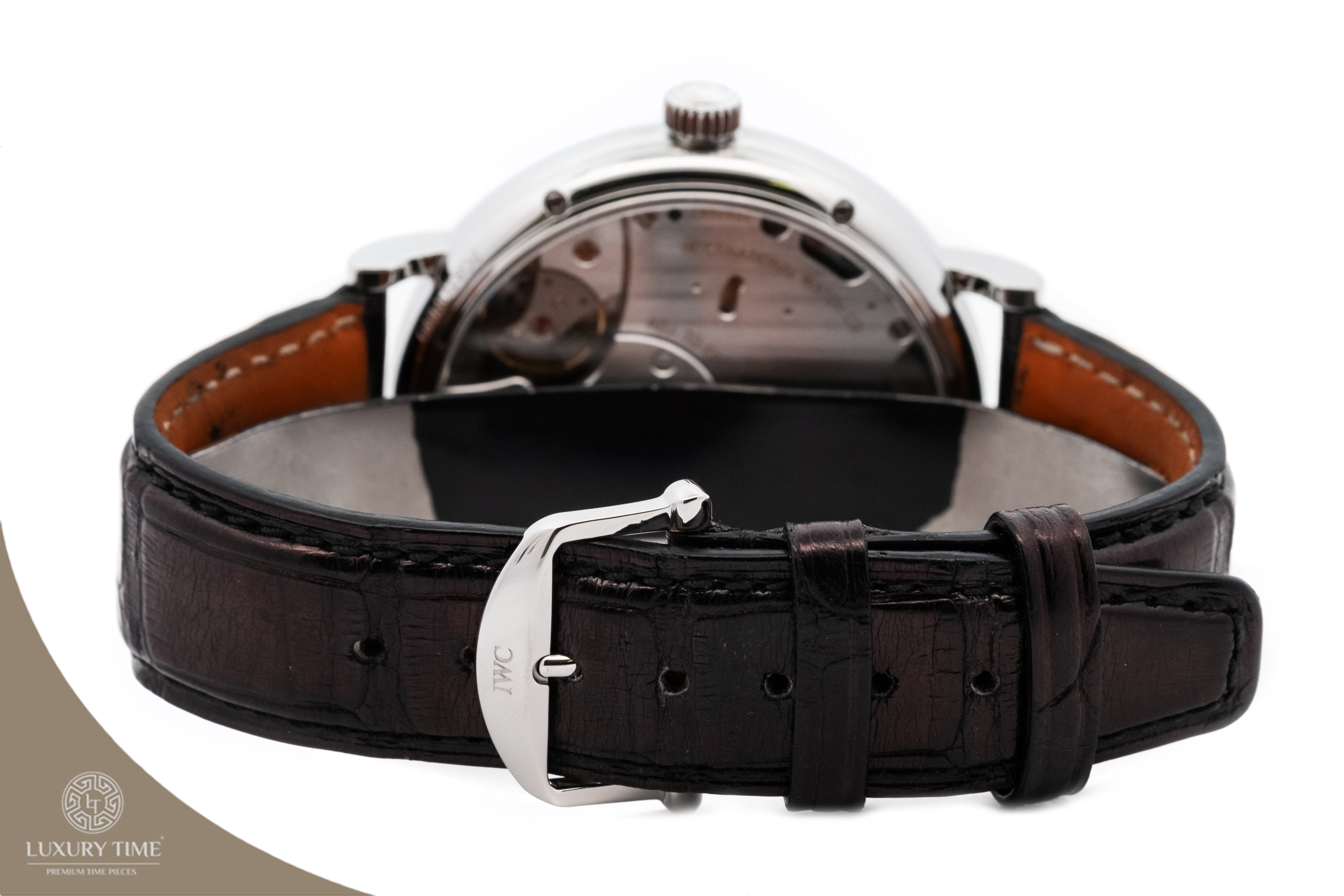 IWC Portofino Hand Wound Eight Days Blue Dial Men's Watch