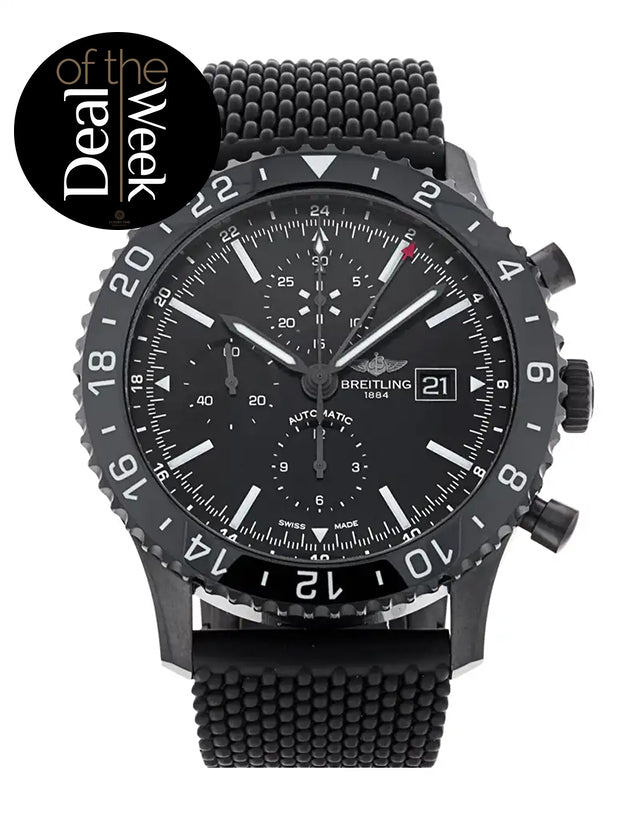 Breitling Chronoliner Blacksteel Automatic Chronograph Men's Watch