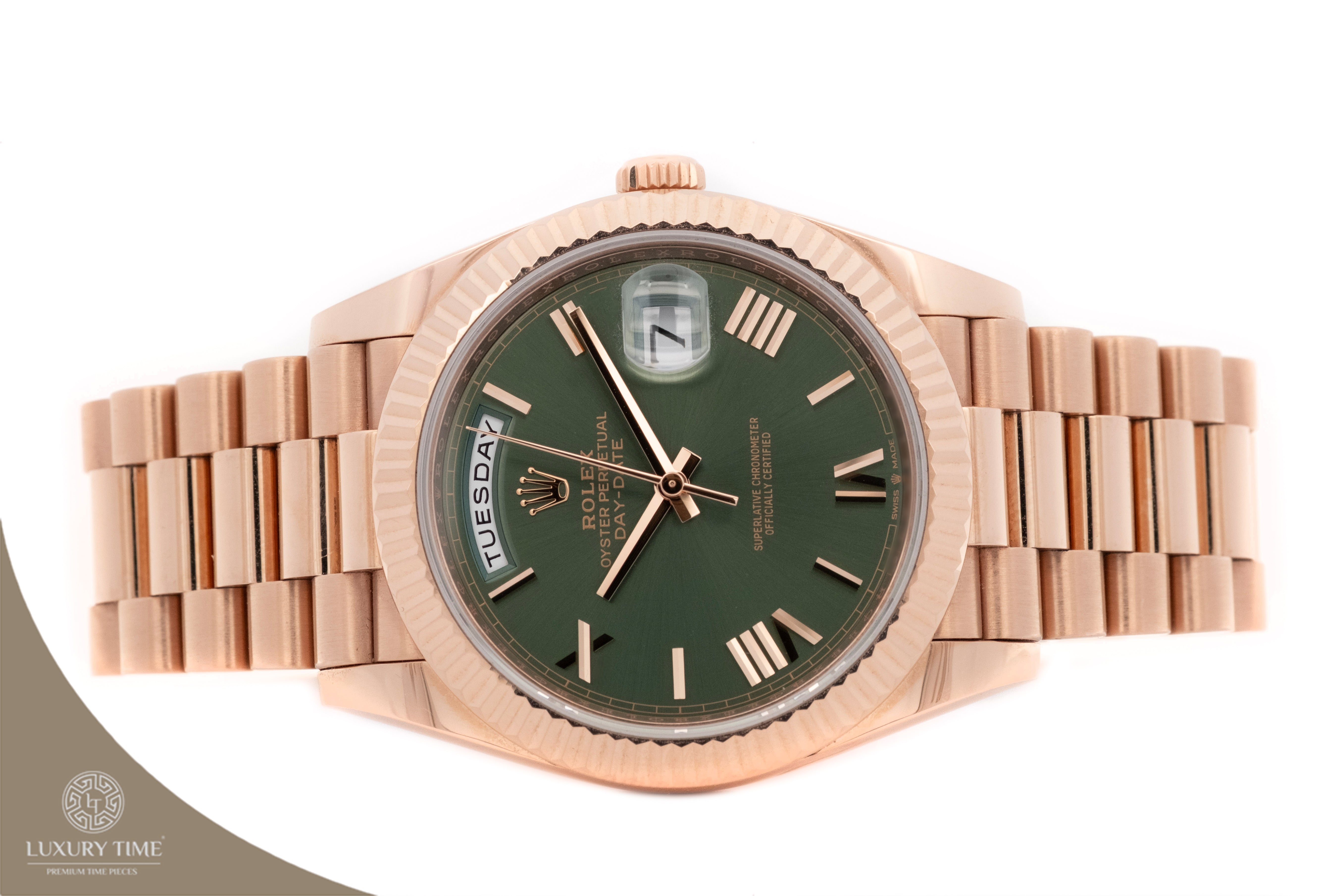 Rolex Day-Date 40mm Rose Gold Men's Watch