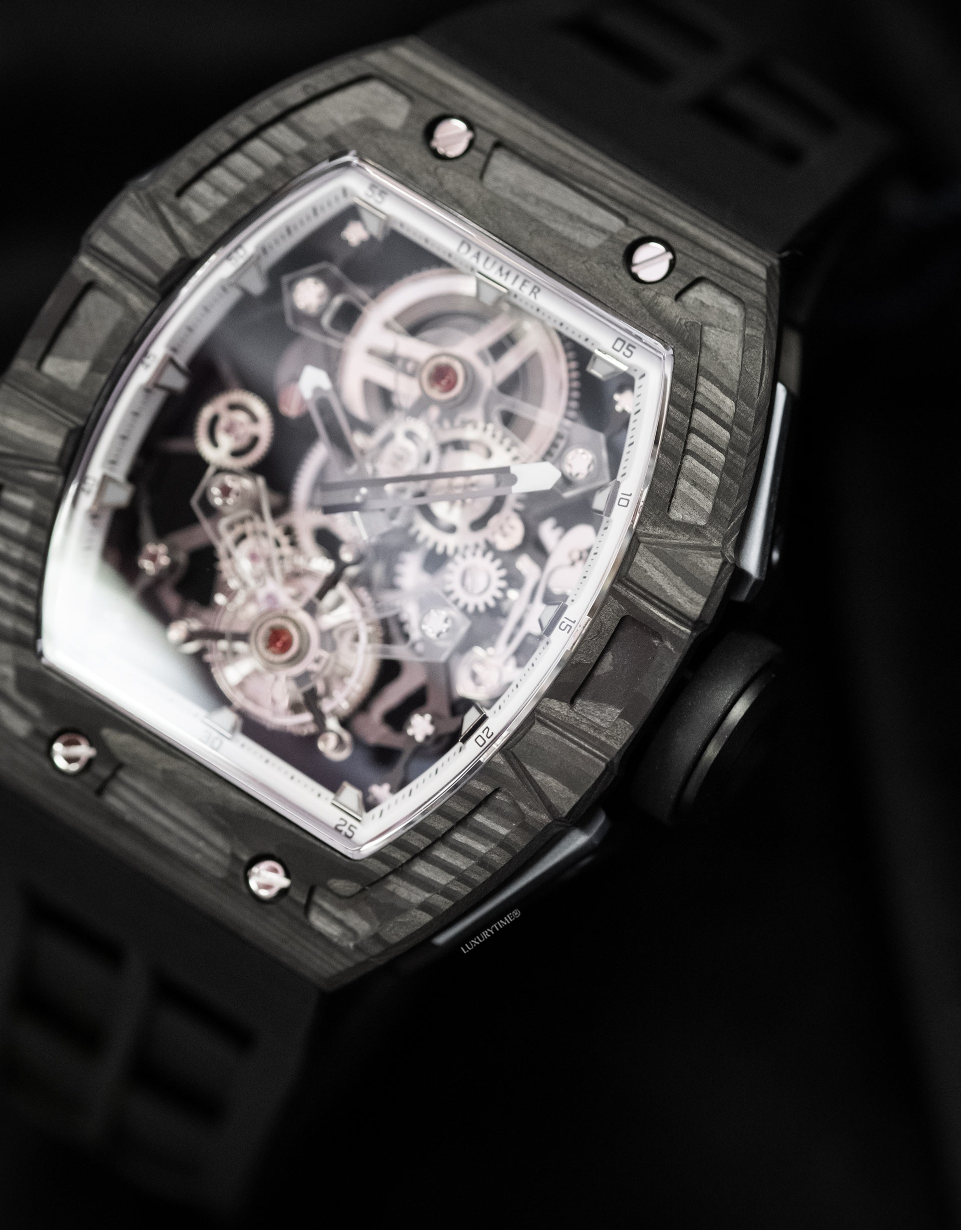 Daumier Skeleton Tourbillon Men's Watch