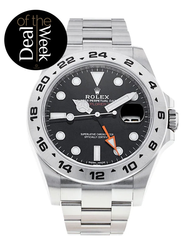 Rolex Explorer II Black Dial Men's Watch