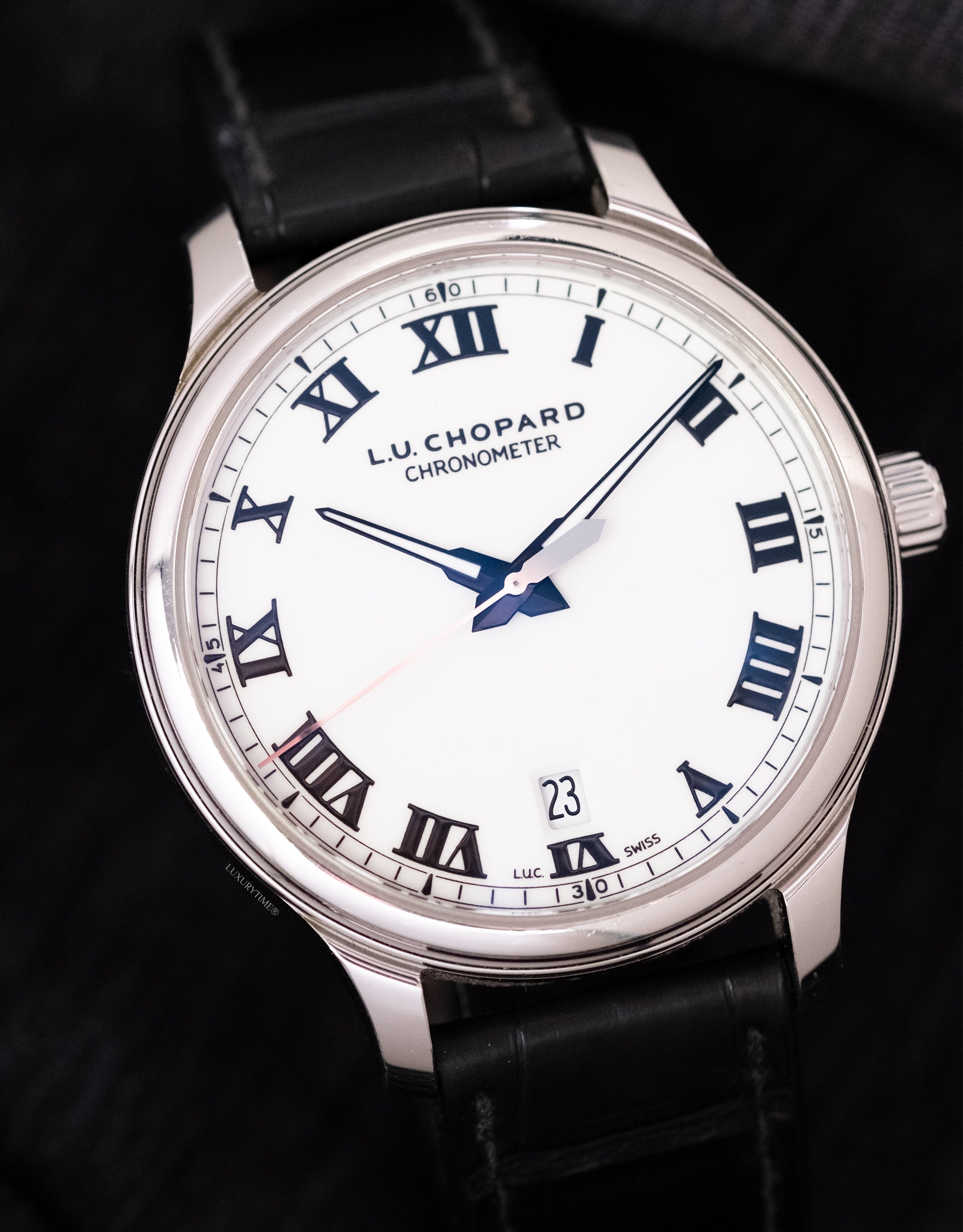 Chopard L.U.C. 1937 Classic Automatic White Dial Stainless Steel Men's Watch