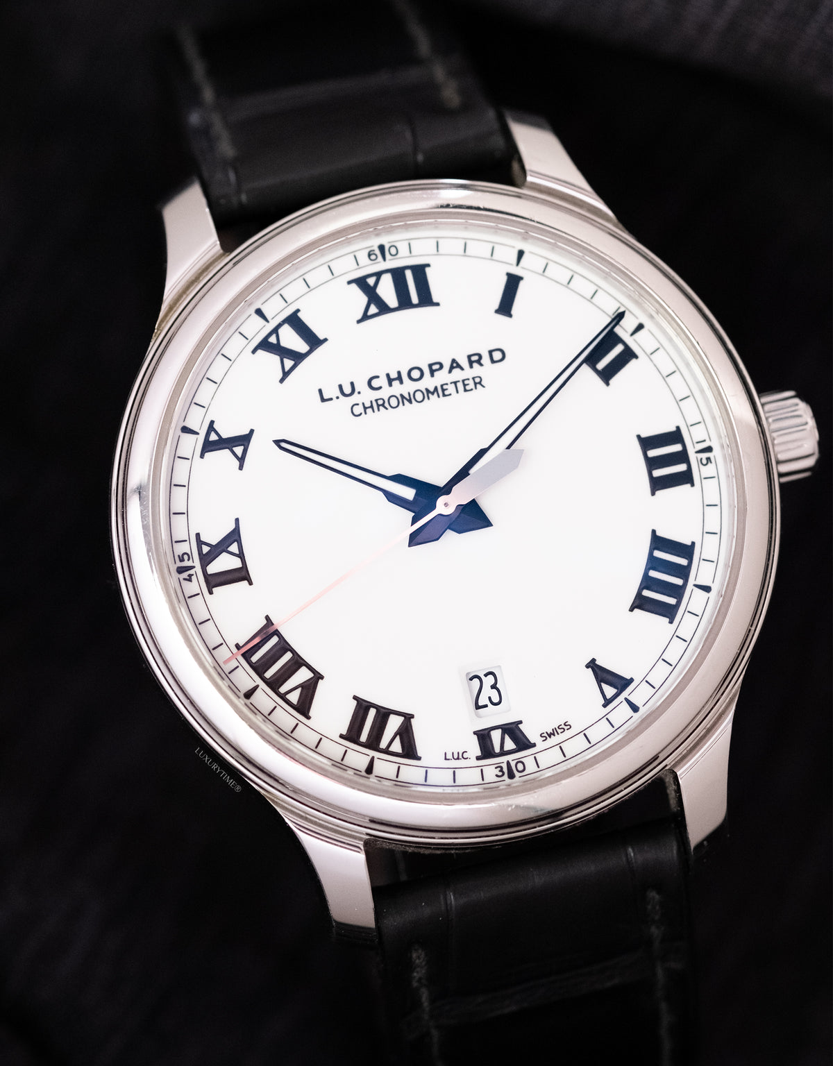 Chopard L.U.C. 1937 Classic Automatic White Dial Stainless Steel Men's Watch