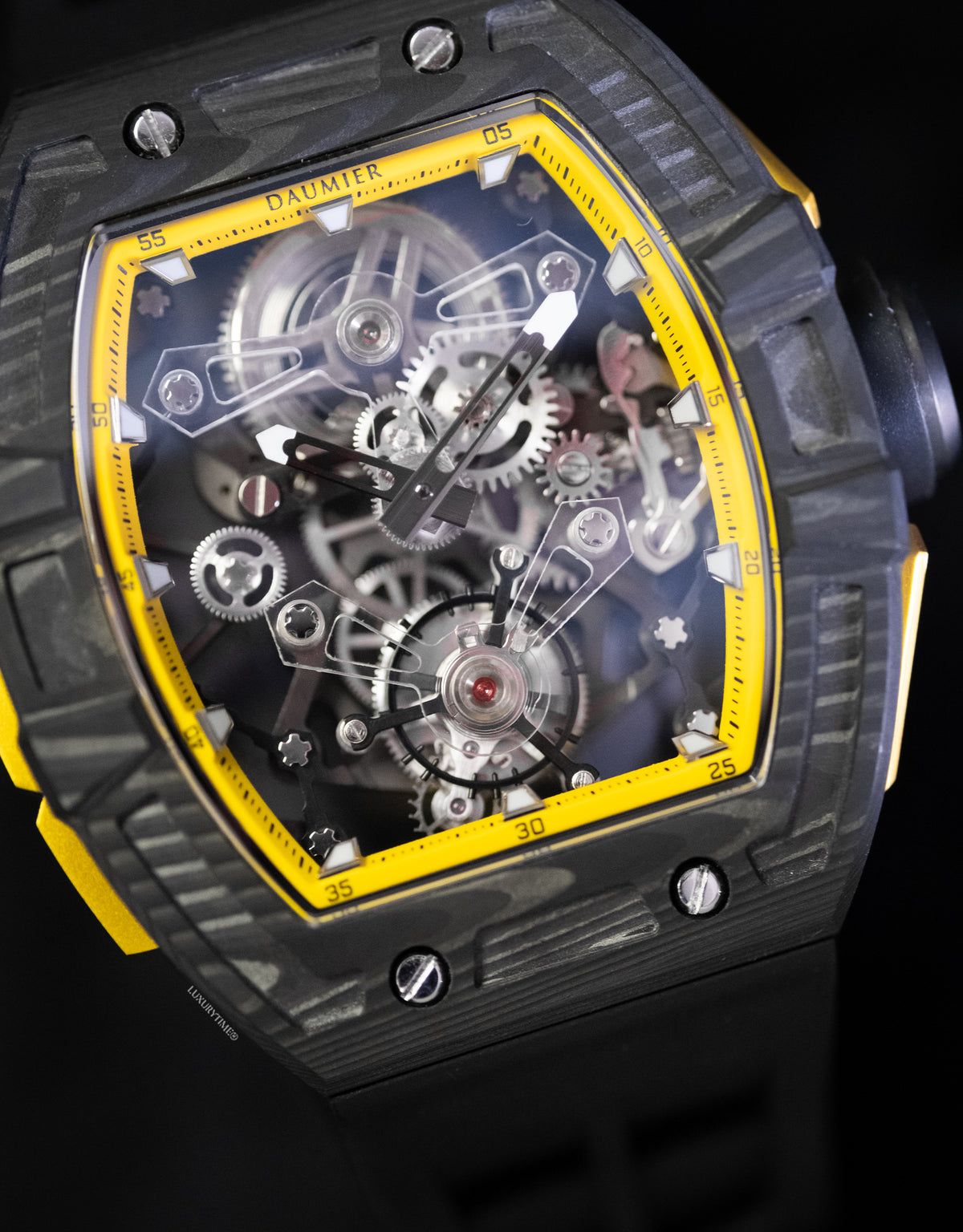 Daumier Skeleton Tourbillon Men's Watch