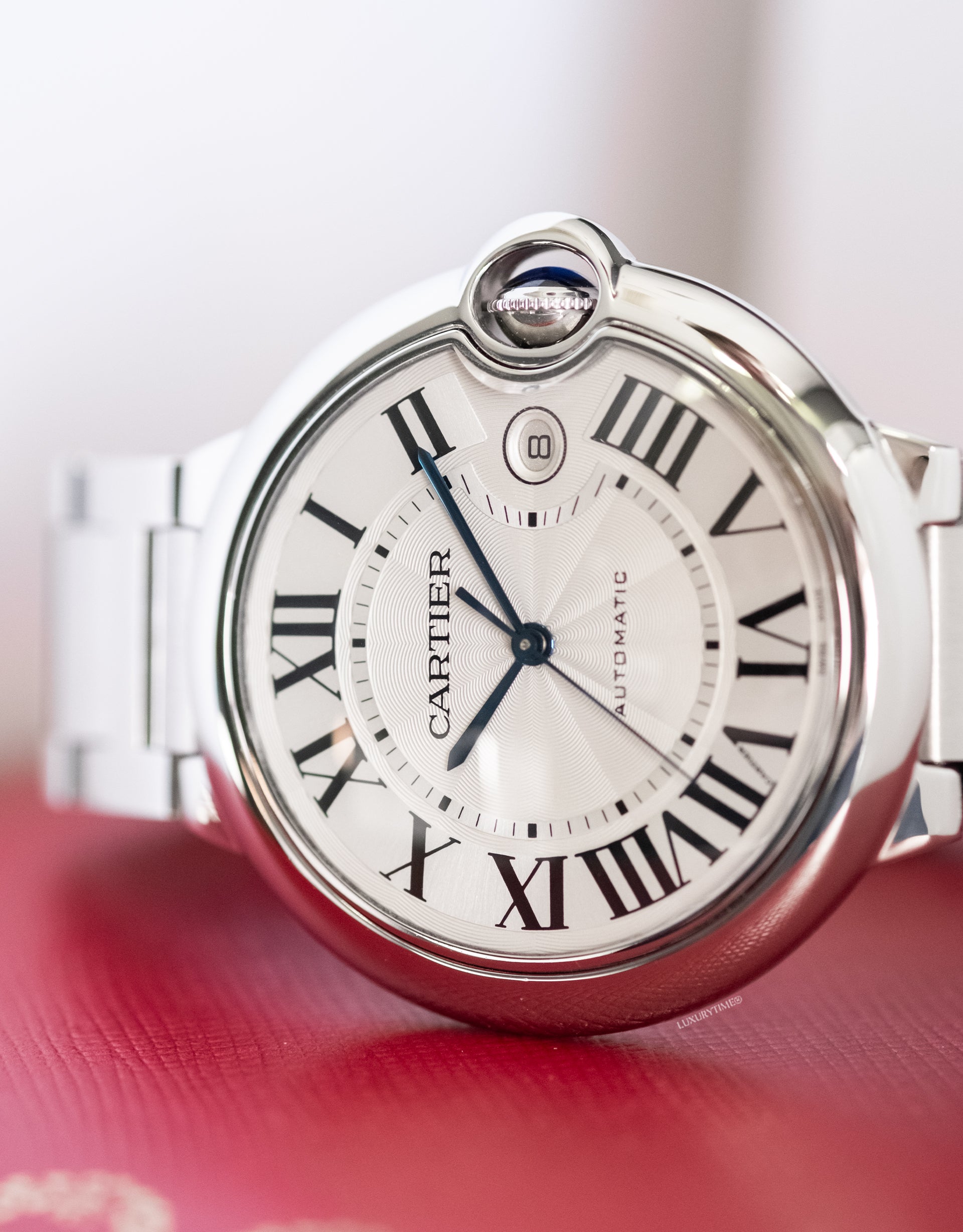 Cartier Ballon Bleu de Silver Opaline Dial Automatic Men's Watch