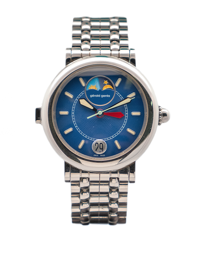 Gerald Genta Dual-time Date Automatic Men's Watch