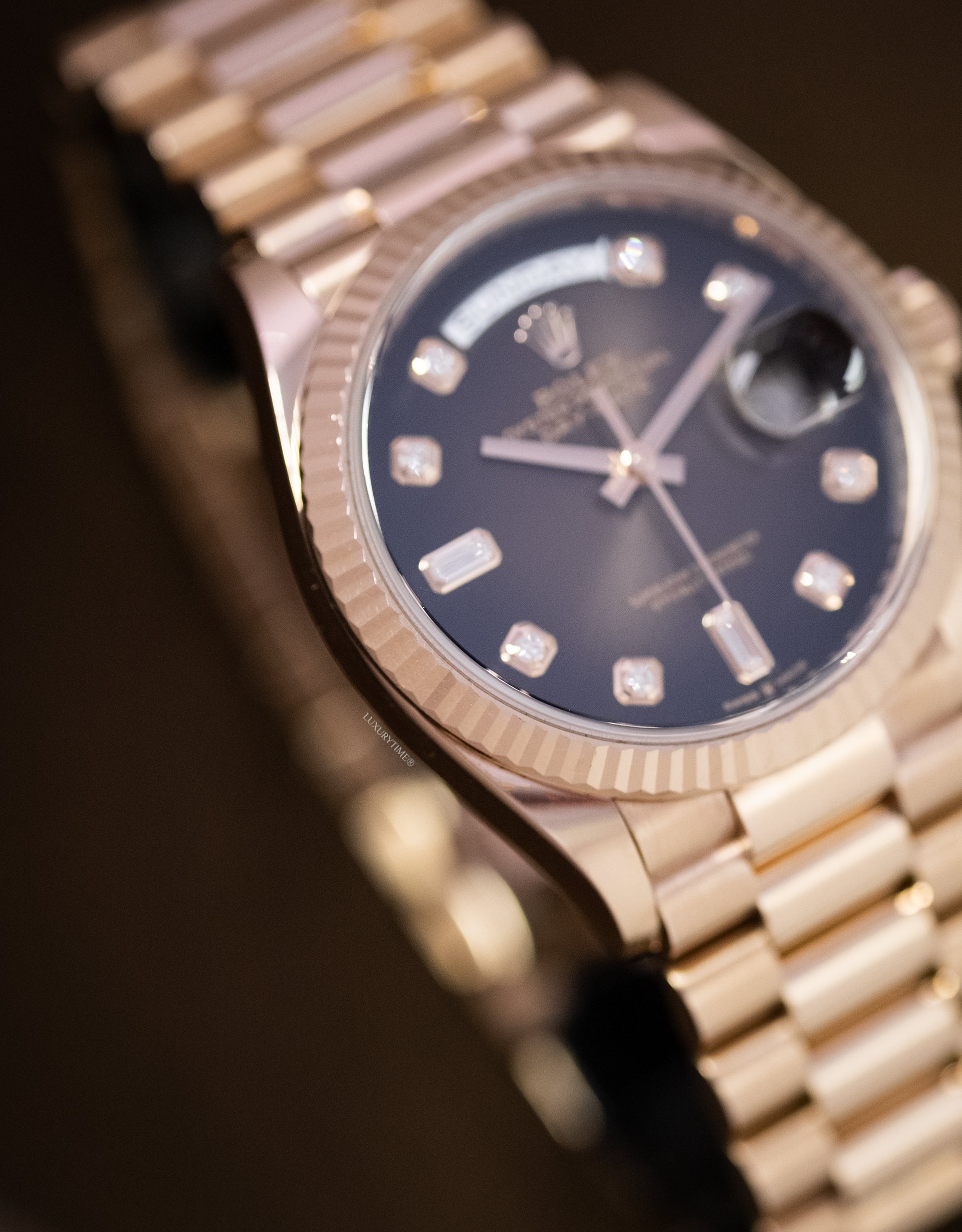 Rolex Day-Date 36mm Rose Gold Unisex Watch