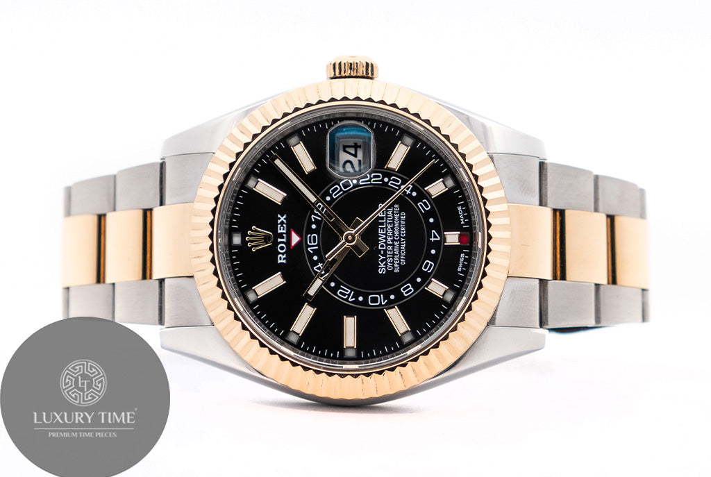 Rolex Sky-Dweller Black Dial Men's Watch