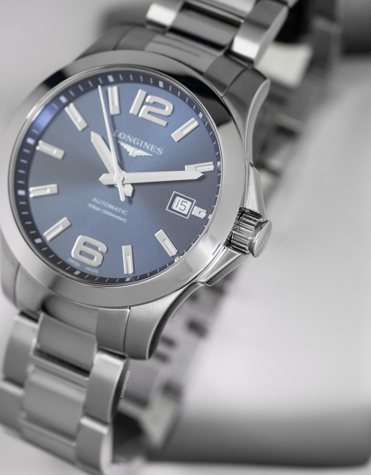 Longines Conquest Blue Dial Stainless Steel Men's Watch